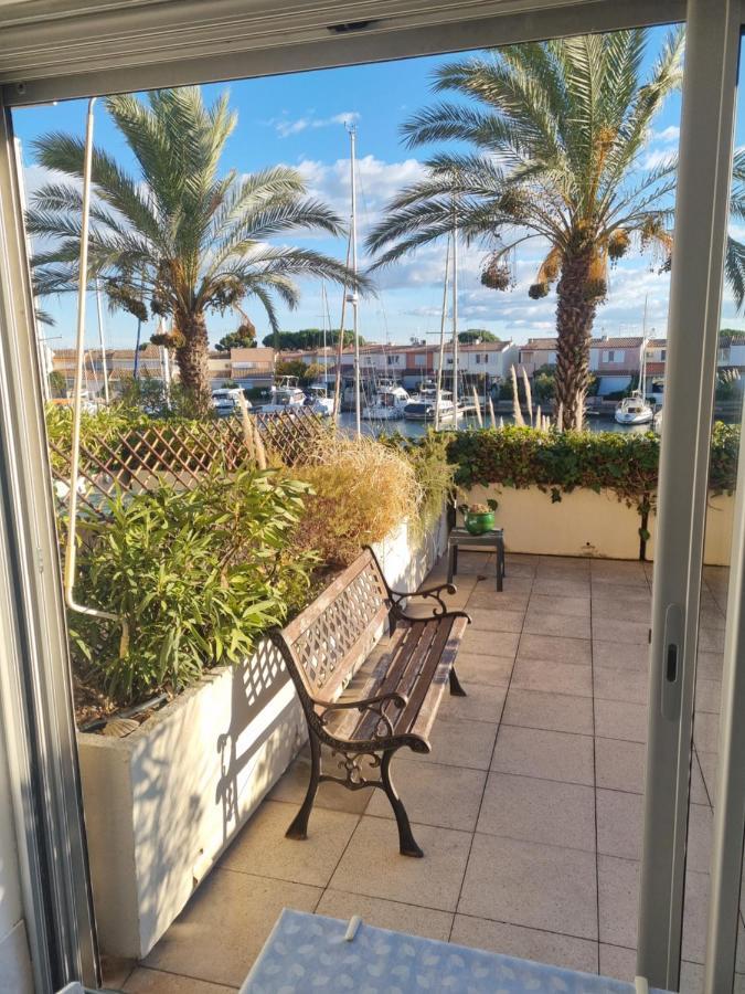 Cap Capistol Studio Avec Terrasse, Vue Port Agde Dış mekan fotoğraf